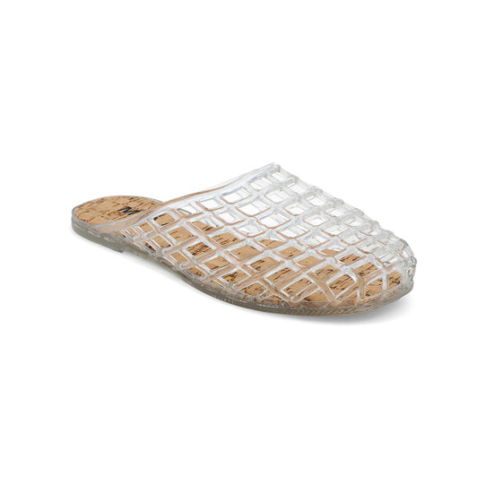 The Mia Women's Jelly Slip-ons in Clear