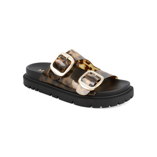 The Mia Women's Gen Jelly Sandals in Tortoise