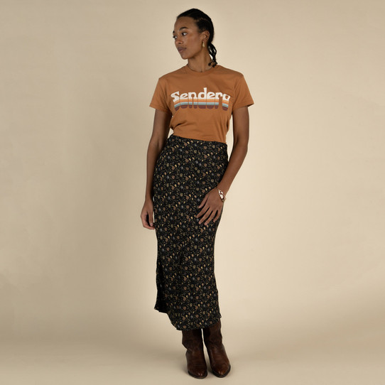 Sendero Provisions Co. Women's Pearla Slip Skirt neutral detail view