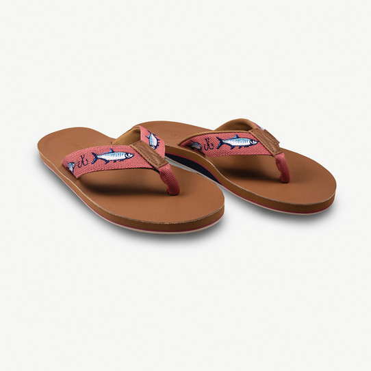 Hari Mari Tarpon flip flops Coastal Clay sole view