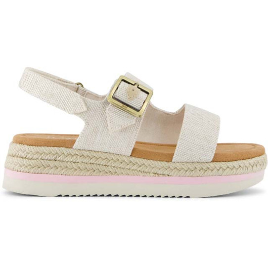 The TOMS Women's Giana Platform Sandals in White
