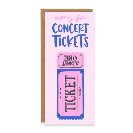 Brittany Paige Money for Concert Tickets Money Holder Card