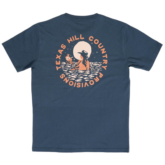 The Texas Hill Country Provisions Men's River Temptress Tee in Weathered Navy