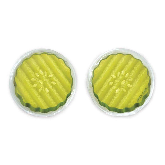 Fred & Friends Chill Out Pickle Gel Eye Pads packaging