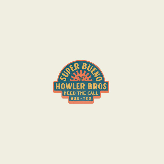 Howler Brothers Super Bueno Sol Sticker Howler Brothers Super Bueno Sol Sticker detail view