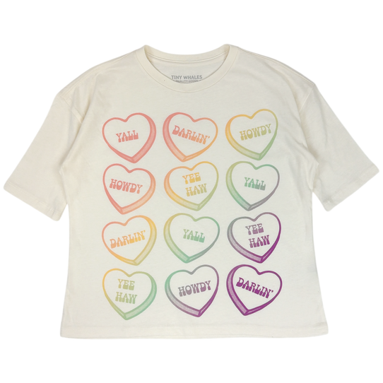 Tiny Whales Girls' Sweet Heart Tee