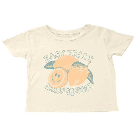 Tiny Whales Girls' Easy Peasy Tee front view