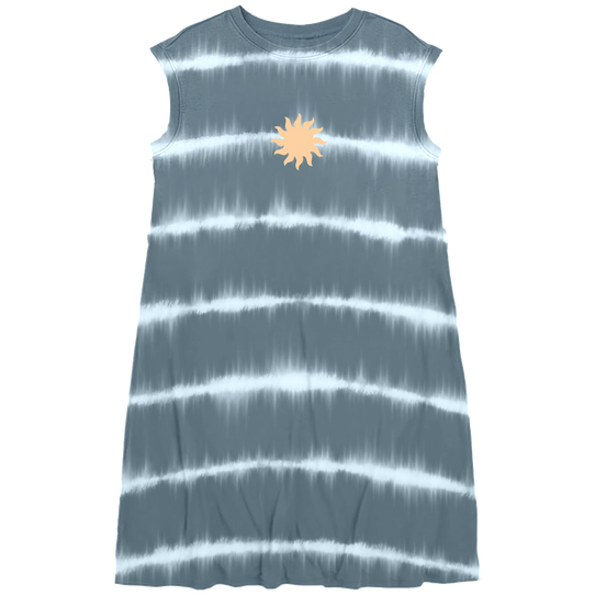 Tiny Whales Girls' Sol Dress front view