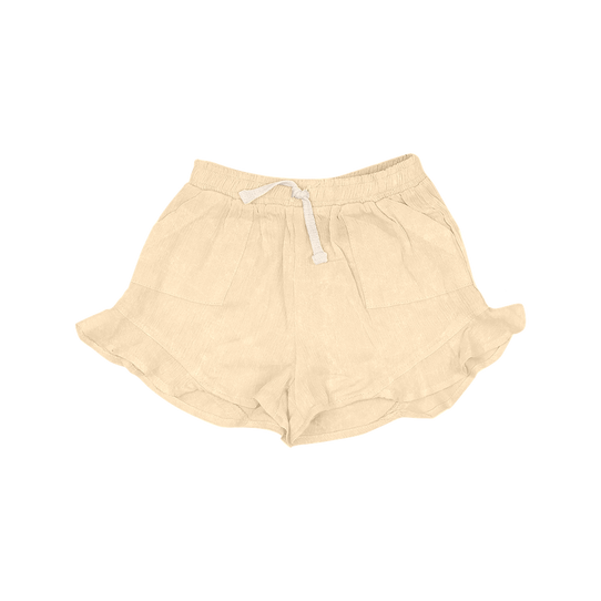 Tiny Whales Girls' Orange Julius Shorts
