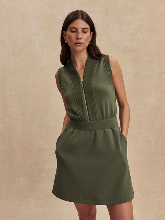 Varley Women's Polyanna 1/2 Zip Dress full length
