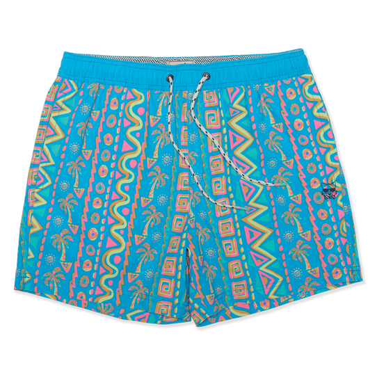 5" Festival Cyan Party Starter Short
