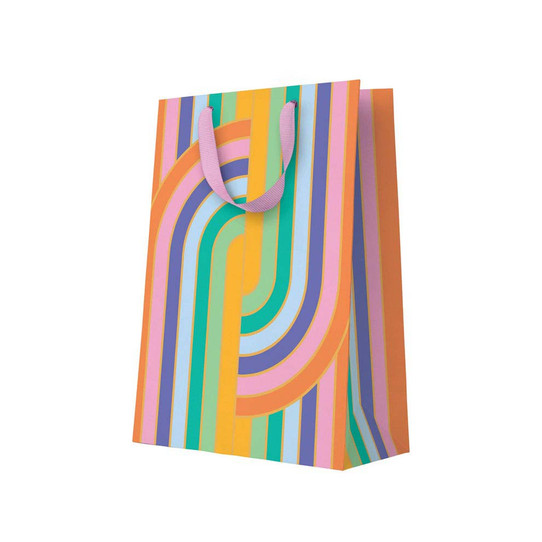 Ohh Deer Rainbow Arcs Large Gift Bag rainbow arcs side view
