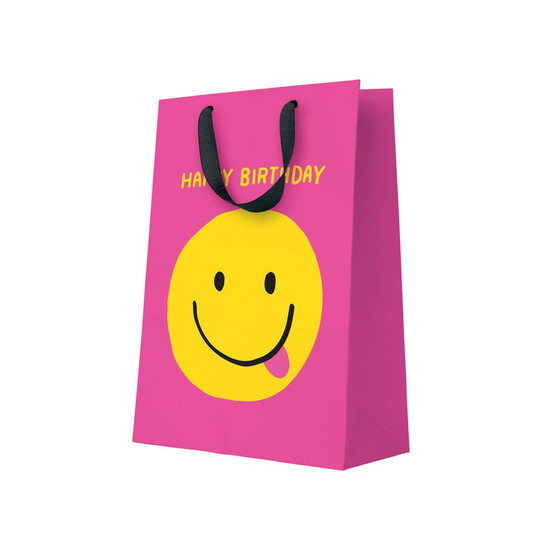 Ohh Deer Smiley Face Birthday Large Gift Bag