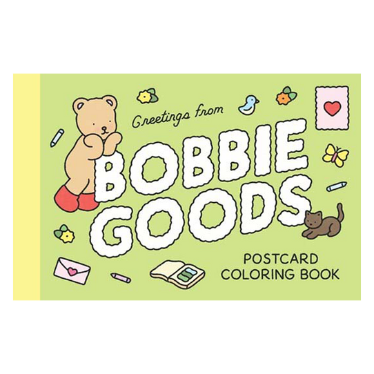 Quarto Bobbie Goods Postcard Coloring Book full view