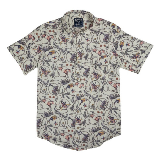 Sendero Provisions Co. Men's City Slicker Shirt in High Lonesome flat lay