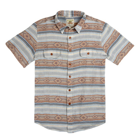 Sendero Provisions Co. Boquillas Short Sleeve Shirt Sonoita Stripe detail