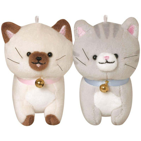 Spoon Inc. Best Friends Cat Bag Charm Keychain detail view