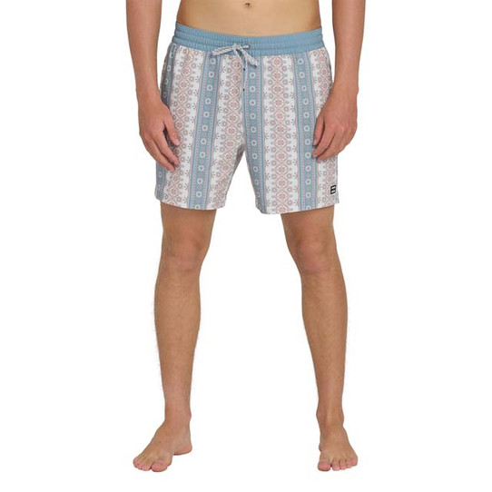 Billabong Men's Good Times Layback Swim Trunks in Fog
