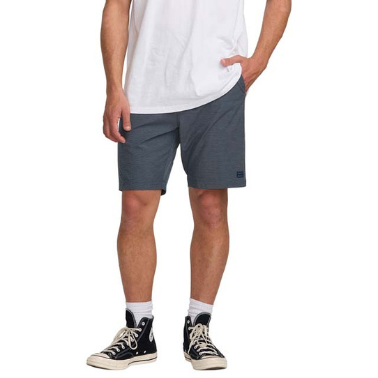 The Billabong Men's Crossfire Submersible 19 inch Hybrid Shorts in True Navy
