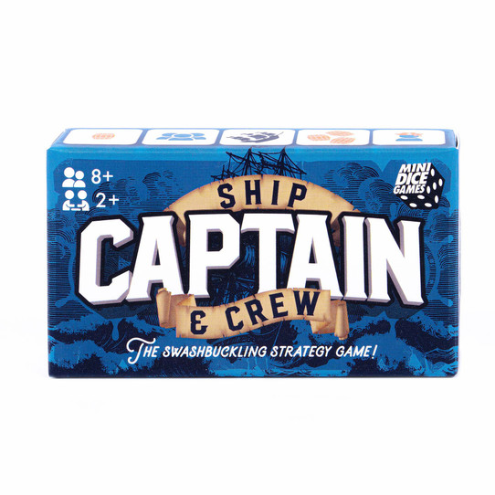 Professor Puzzle Ship Captain & Crew Mini Dice Game packaging