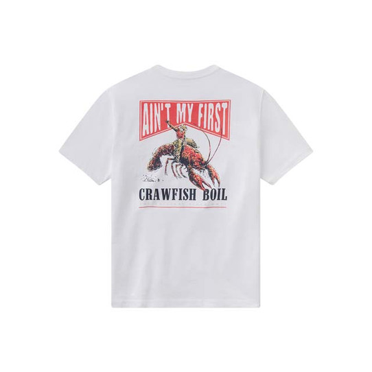 The Southern Shirt Men's Ain't My First Tee in Bright White