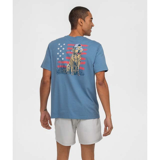 The Southern Shirt Men's Atta Boy Tee in Nautical Navy