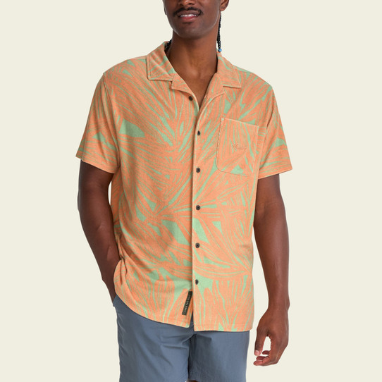 Howler Brothers Men's Palapa Terry Shirt - Full Frondal : Dreamsicle