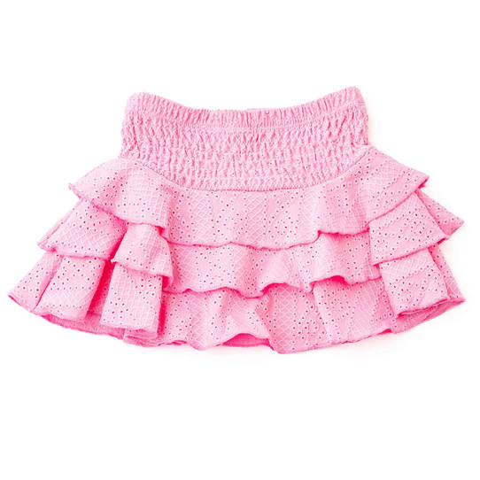 Shade Critters Girls' Eyelet Smocked Skort back view