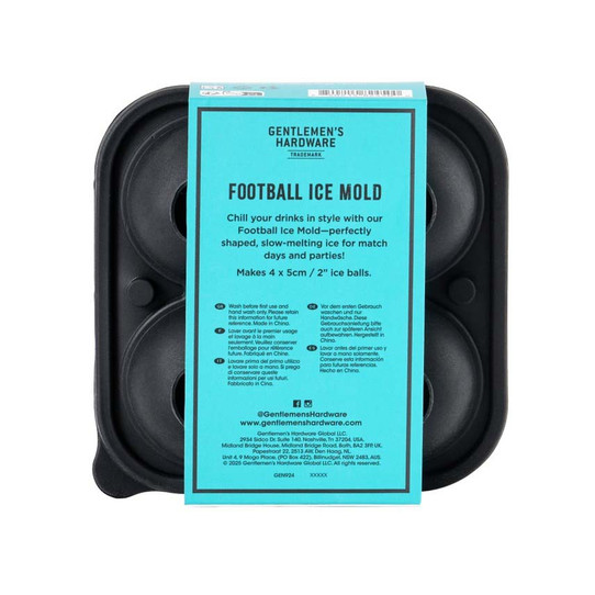 Gentlemen's Hardware Football Ice Mold