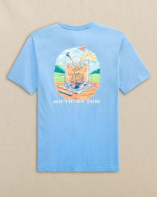 Southern Tide Men's One and Done Short Sleeve T-Shirt in Ocean Channel