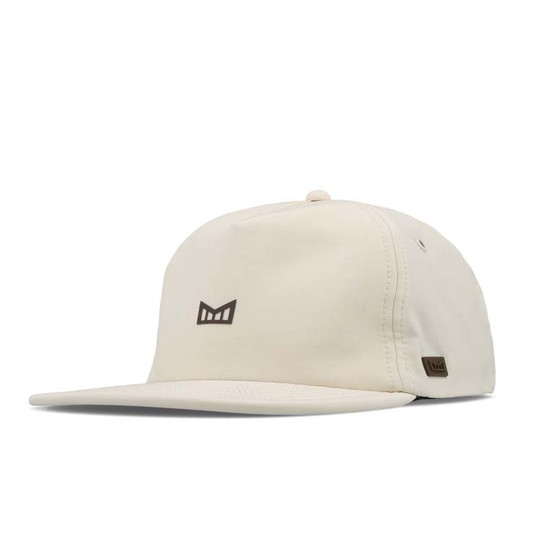 Melin Eagle Hydro Snapback Hat in Yellow Jacket top view