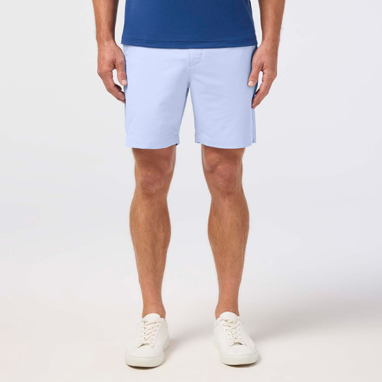 Mizzen+Main Men's Deck Shorts in Cloud Blue detail view