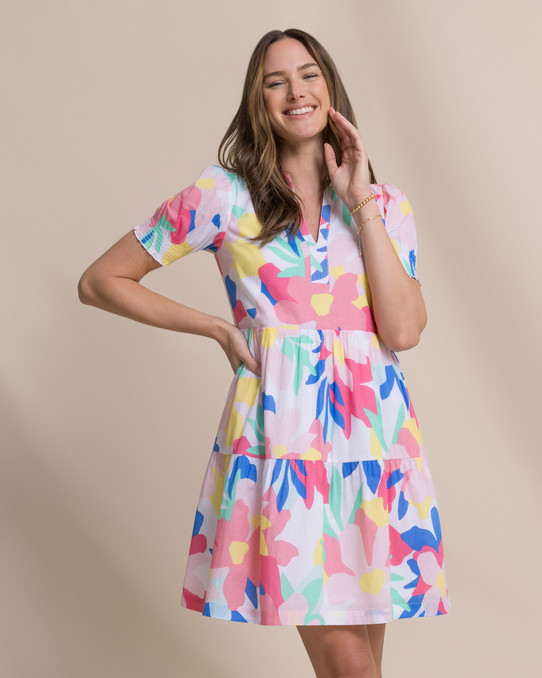 Southern Tide Women's Mina Printed Dress detail view