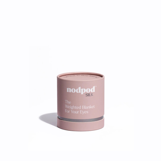 Nodpod Mineralized Silk Sleep Mask Petal flat lay