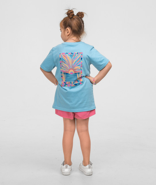 Southern Shirt Girls' Pieces of Paradise Tee back view