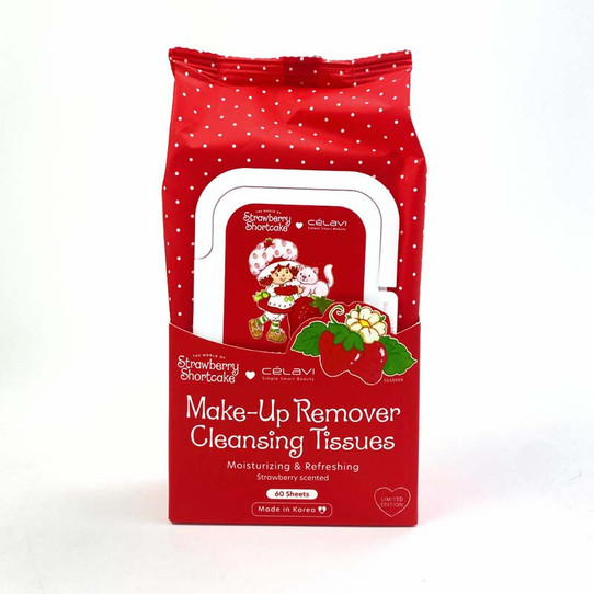 Strawberry Shortcake Make-Up Remover Cleansing Wipes single wipe