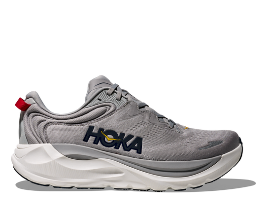 The Hoka Men's Gaviota 6 Running Shoes in Stellar Grey