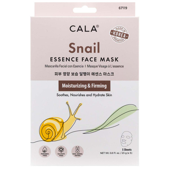 Snail Essence Facial Masks package front view