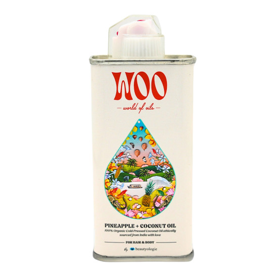 World of Oils WOO Pineapple + Coconut Body & Hair Oil