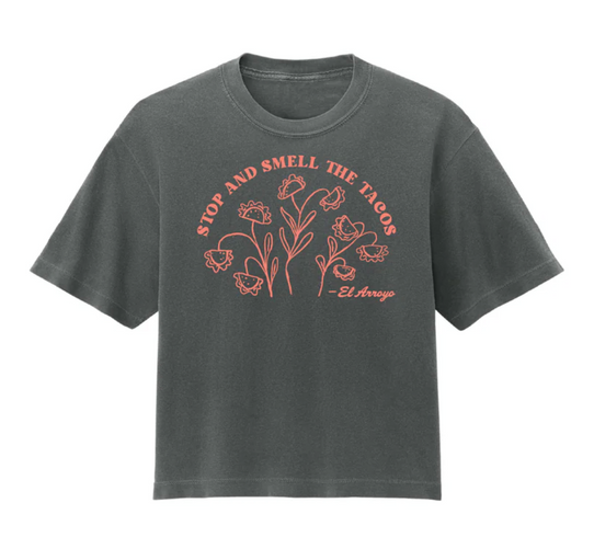 El Arroyo Smell The Tacos Cropped T-Shirt El Arroyo Smell The Tacos Cropped T-Shirt detail view