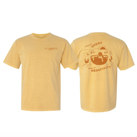 El Arroyo Queso Hot Tub T-Shirt in Mustard