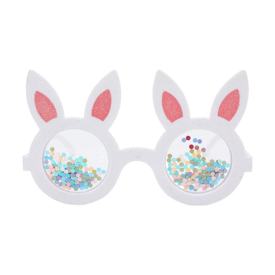 Packed Party Hop-To-It Confetti Novelty Glasses colorway display