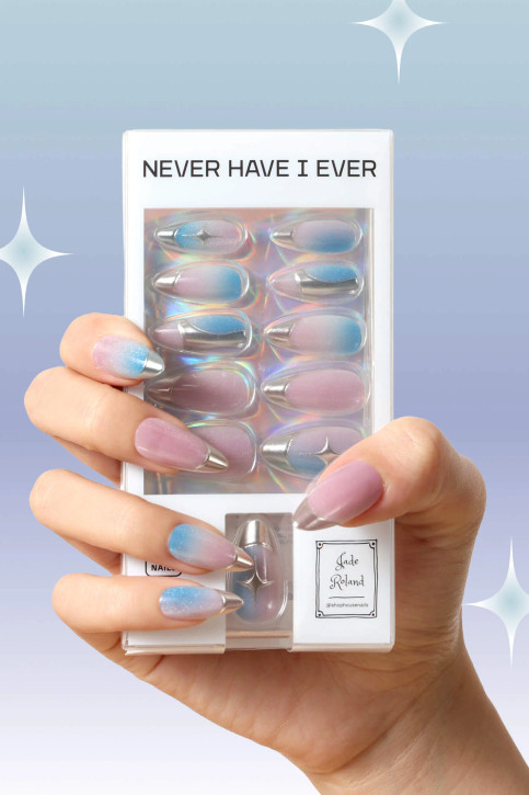 Never Have I Ever Titanium Jelly Press-On Nails