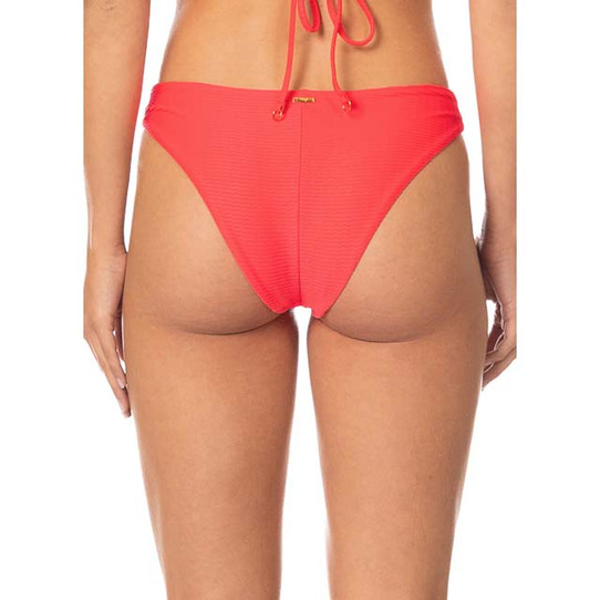 The Maaji Women's Sunset Punch Low Rise Bikini Bottoms in Bright Red