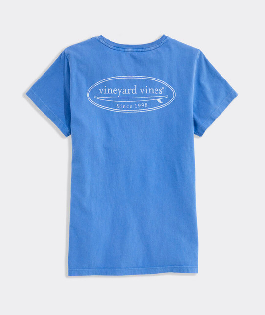 Vineyard Vines Women's Surf Logo Tee side view