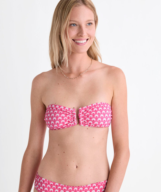 Vineyard Vines Women's Gia Strapless Bikini Top fit view