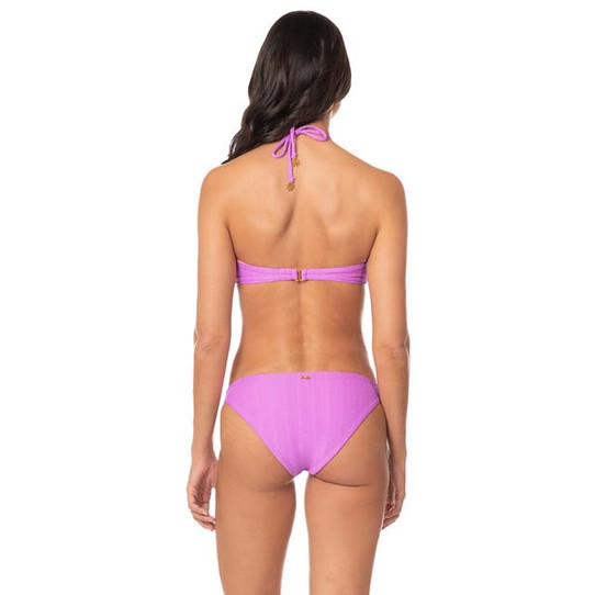 Maaji Women's Celestial Sundown Flirt Bikini Bottoms Light Pastel Purple back view
