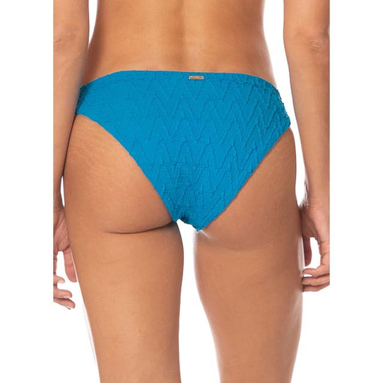 Maaji Women's Lagoon Fog Sublimity Bikini Bottoms in Blue close-up