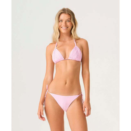PQ Swim Women's Rosé Isla Triangle Bikini Top product shot