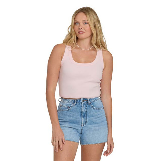 The Billabong Women's Rerun Tank Top in Rosewater